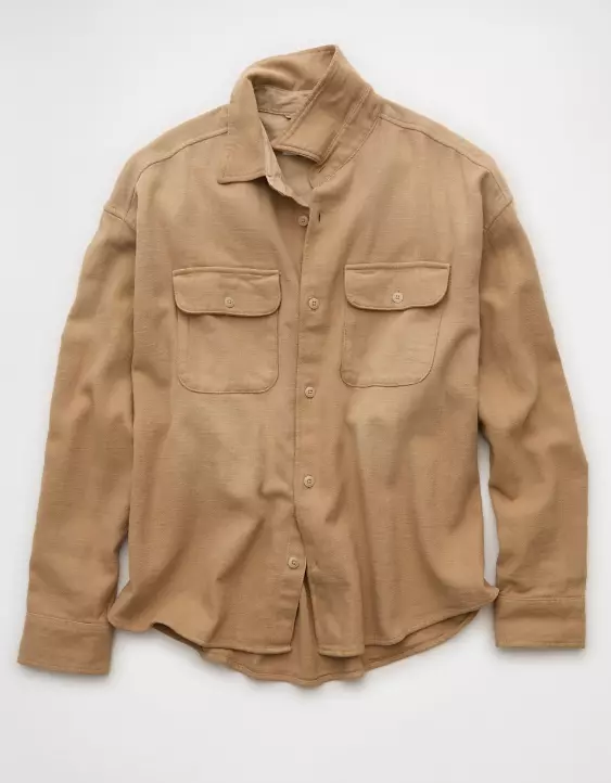 AE Boxy Flannel Shirt - Image 3