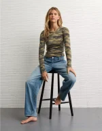 AE Long Sleeve Cozy Crew Neck T-Shirt